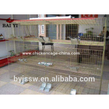 Кролик-товарной фермы Кроличьи садки для продажи, дешевые galvanized Сварило ячеистую сеть клетки кролика